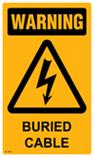 Warning - Buried Cable